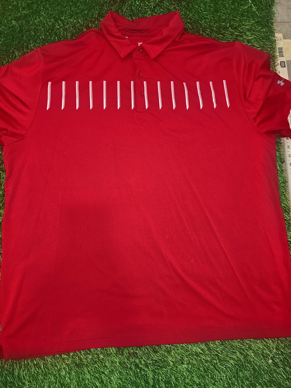 Under Armour HeatGear Loose Fit Polo - Cardinal Red 3XL